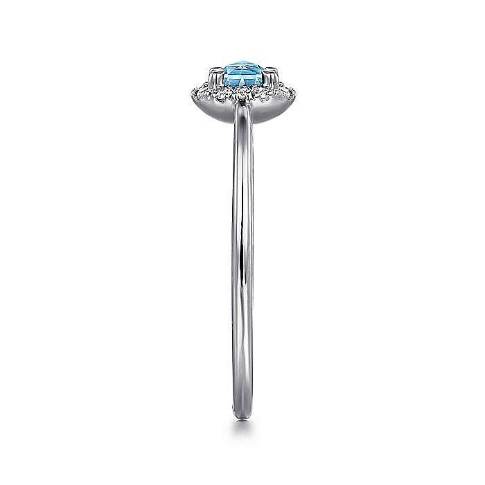 Gabriel & Co. 14 Karat Halo Style LR51264W45BT