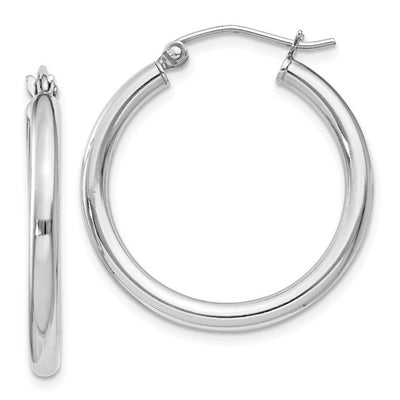 Sterling Silver Hoop Earrings QE4385