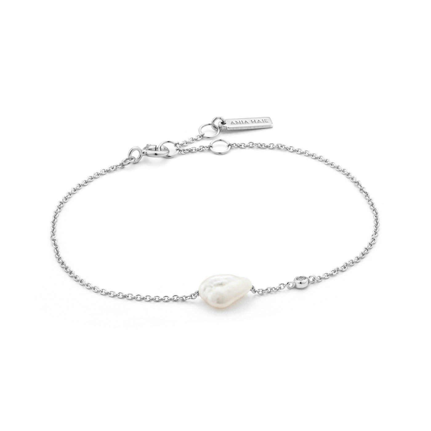 Ania Haie Silver Pearl Bracelet- B019-01H