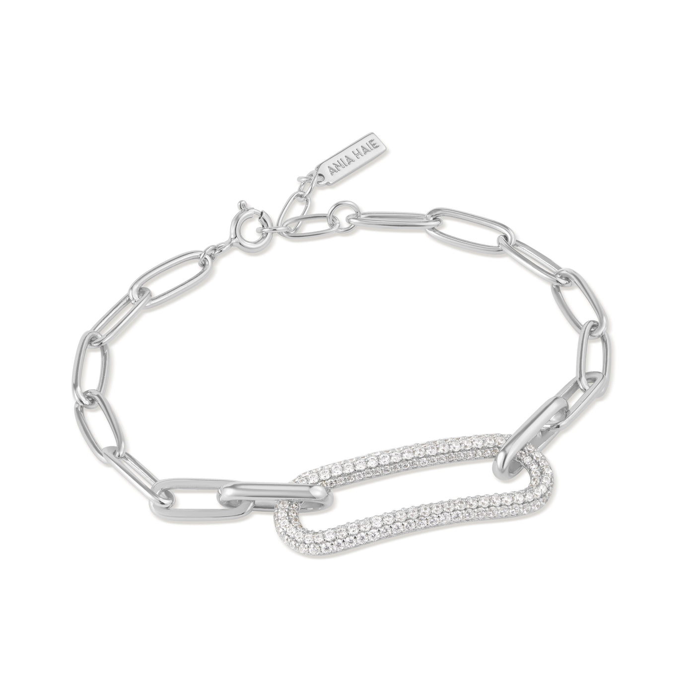 Ania Haie Silver Chain Silver Bracelets B051-01H