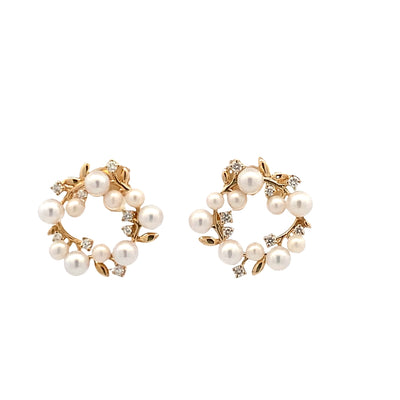 FWP Earrings in Yellow Gold