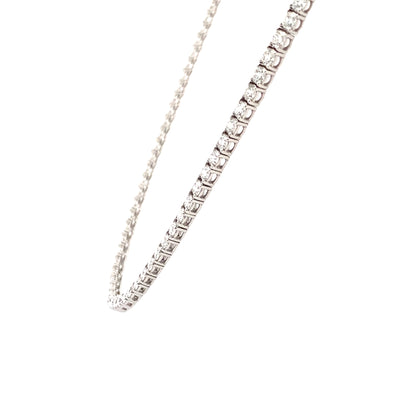 4ctw Tennis Necklace in White Gold by SImon G