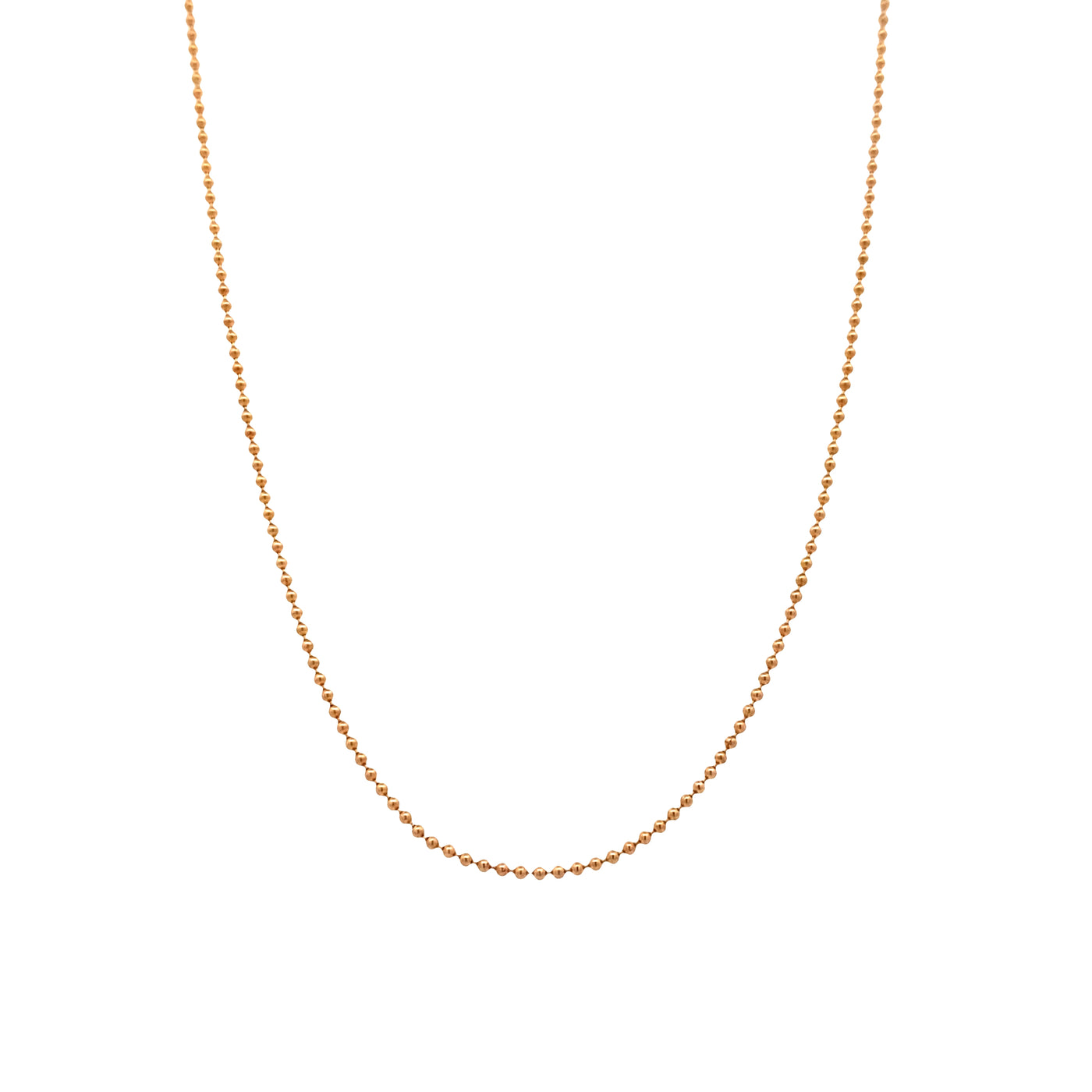 ESTATE Tiffany & Co. Beaded Chain in Rose Gold