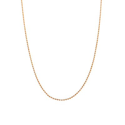 ESTATE Tiffany & Co. Beaded Chain in Rose Gold