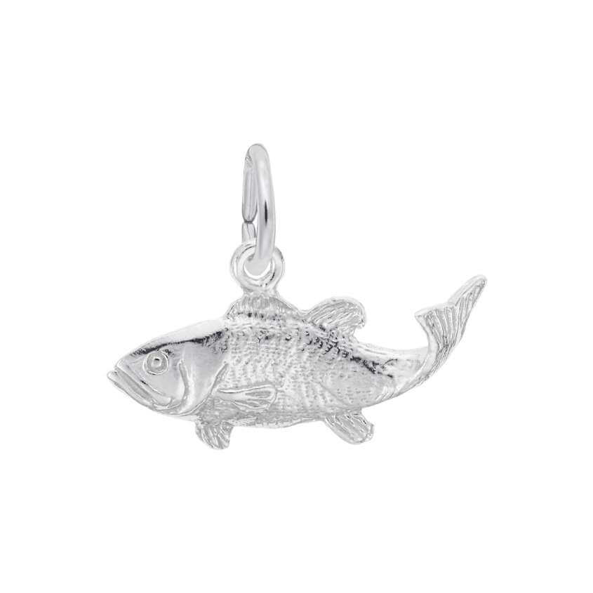 Rembrandt Q. C. Sterling Silver Fish Charm  0487