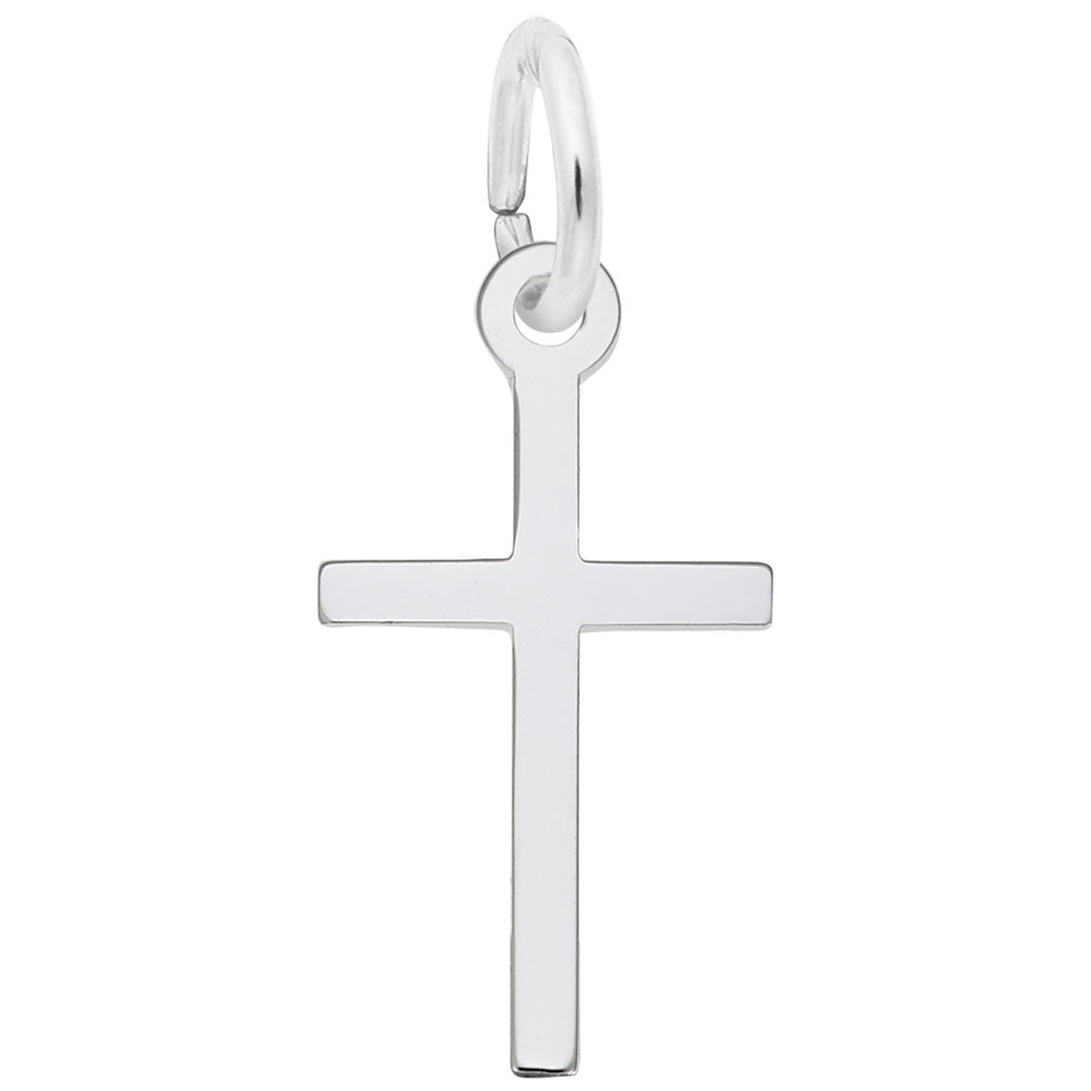 Cross Charm in Silver