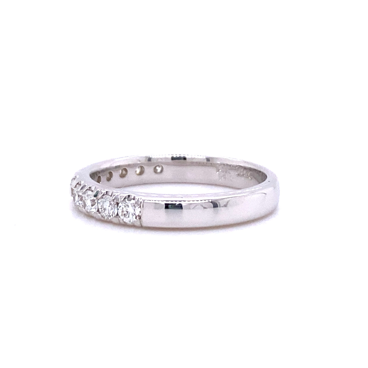 14K White Gold .52CTW Diamond Band – VS G–H | Beeghly & Co. Jewelers