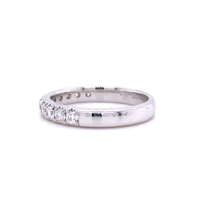 14K White Gold .52CTW Diamond Band – VS G–H | Beeghly & Co. Jewelers