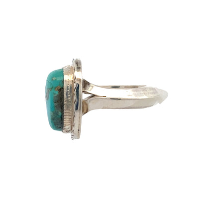 ESTATE Turquoise RIng in Silver