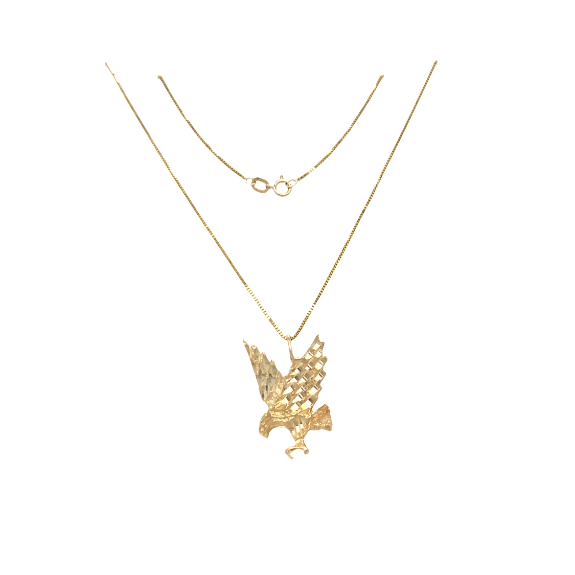 ESTATE Eagle Pendant in Yellow Gold