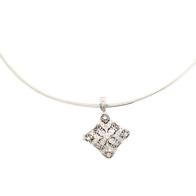 ESTATE VFiligree Enhancer in White Gold