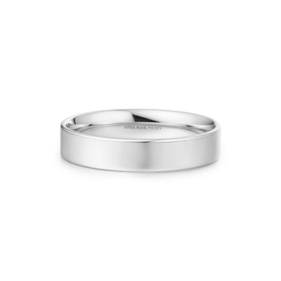 4MM Smooth Band in Silver by Ania Haie