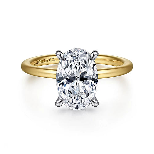 Gabriel & Co. 14 Karat Yellow Gold Diamond Ring ER15972O8M44JJ