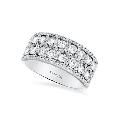 14 Karat Contemporary Style Ring Diamond Fashion Ring - Women's PR1313D