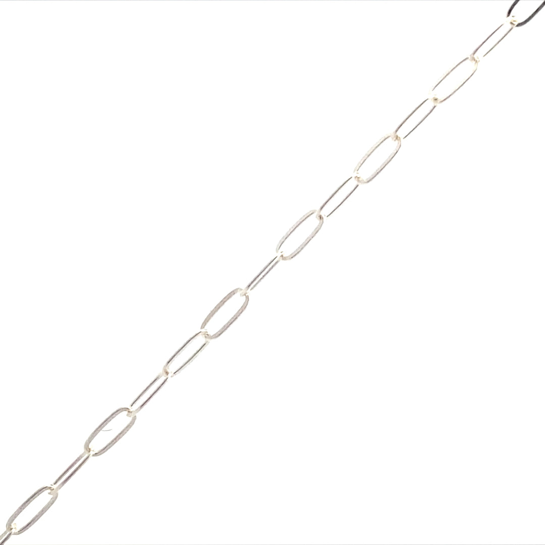 7" Encircle Petite PapercClip Permanent Bracelet in Silver by B&C