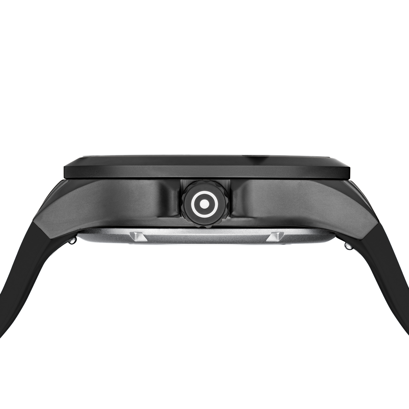 44mm Automatic Black SS Black Silicone Strap 10 ATM by Glock