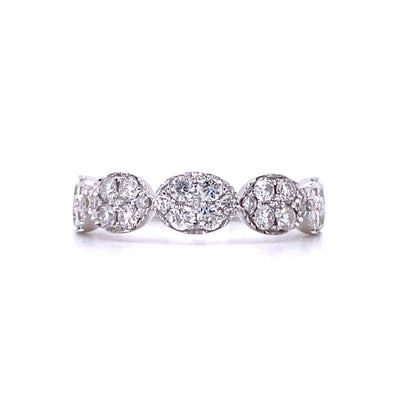 14 Karat Diamond Fashion Ladies Ring - RG10637-4WB