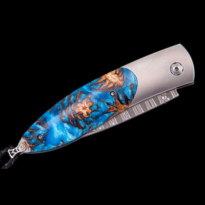 William Henry Studios Titanium Pocketknife B05BLUECONE
