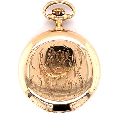 Estate Elgin Pocket Watch in Yellow Gold