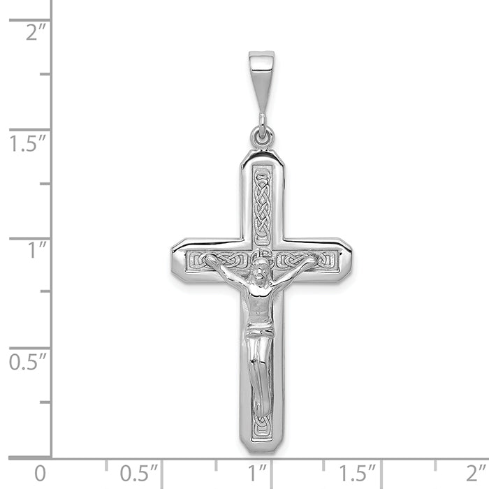 14 Karat Religious Gold Crucifix Pendant k395