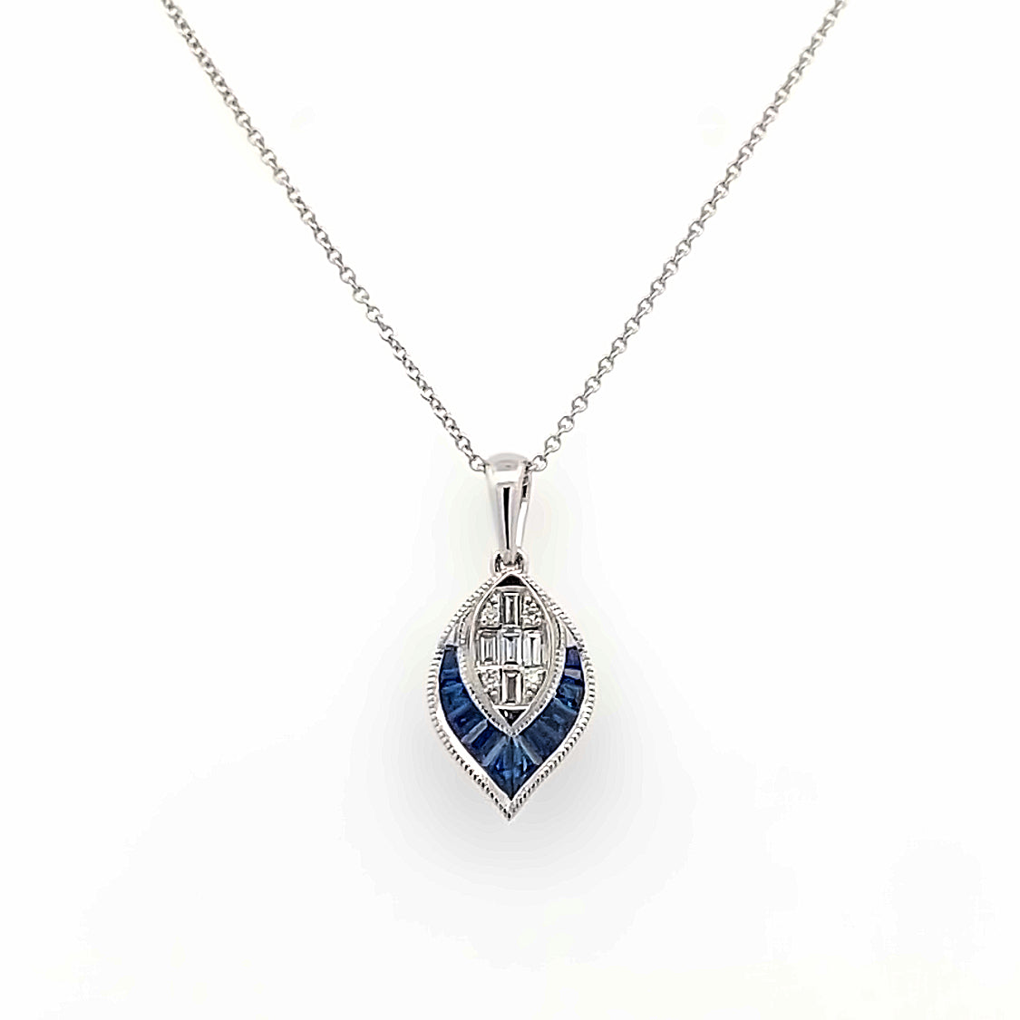 Simon G Jewelry 18 Karat Drop Style Diamond Pendants LP4780-734173