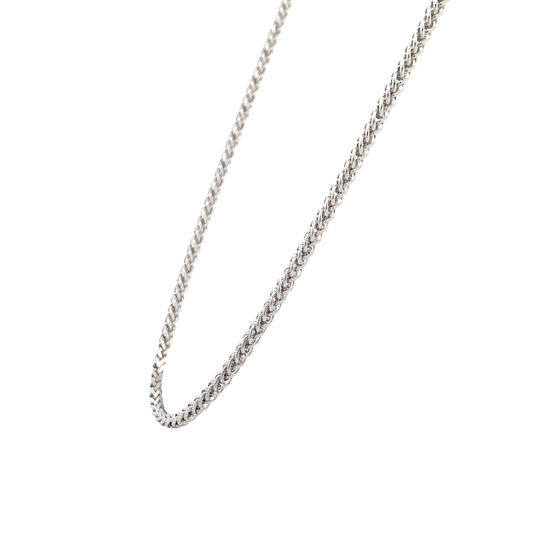 22" Men's Wheat Chain in SIlver by Gabriel & Co.
