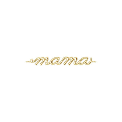 10KY 'Mama' Permanent Bracelet Link 2002008:108:S