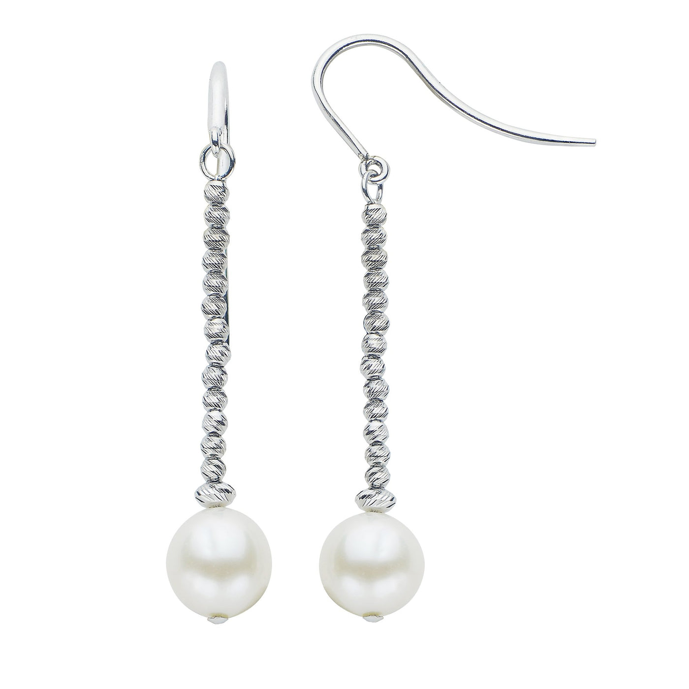 Imperial Pearl Silver Drop Earrings Pearl Earrings 628376/FW-RH