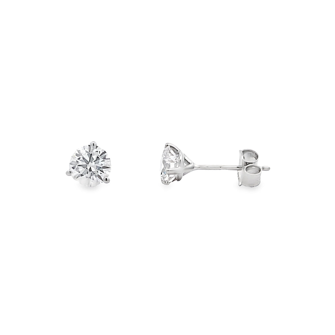 14KW Stud LAB Diamond Earrings LGTXE07067R150-GW3