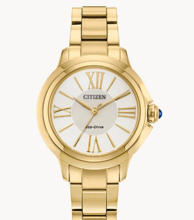 Ladies Eco Watch in Yellow Gold by Citizen