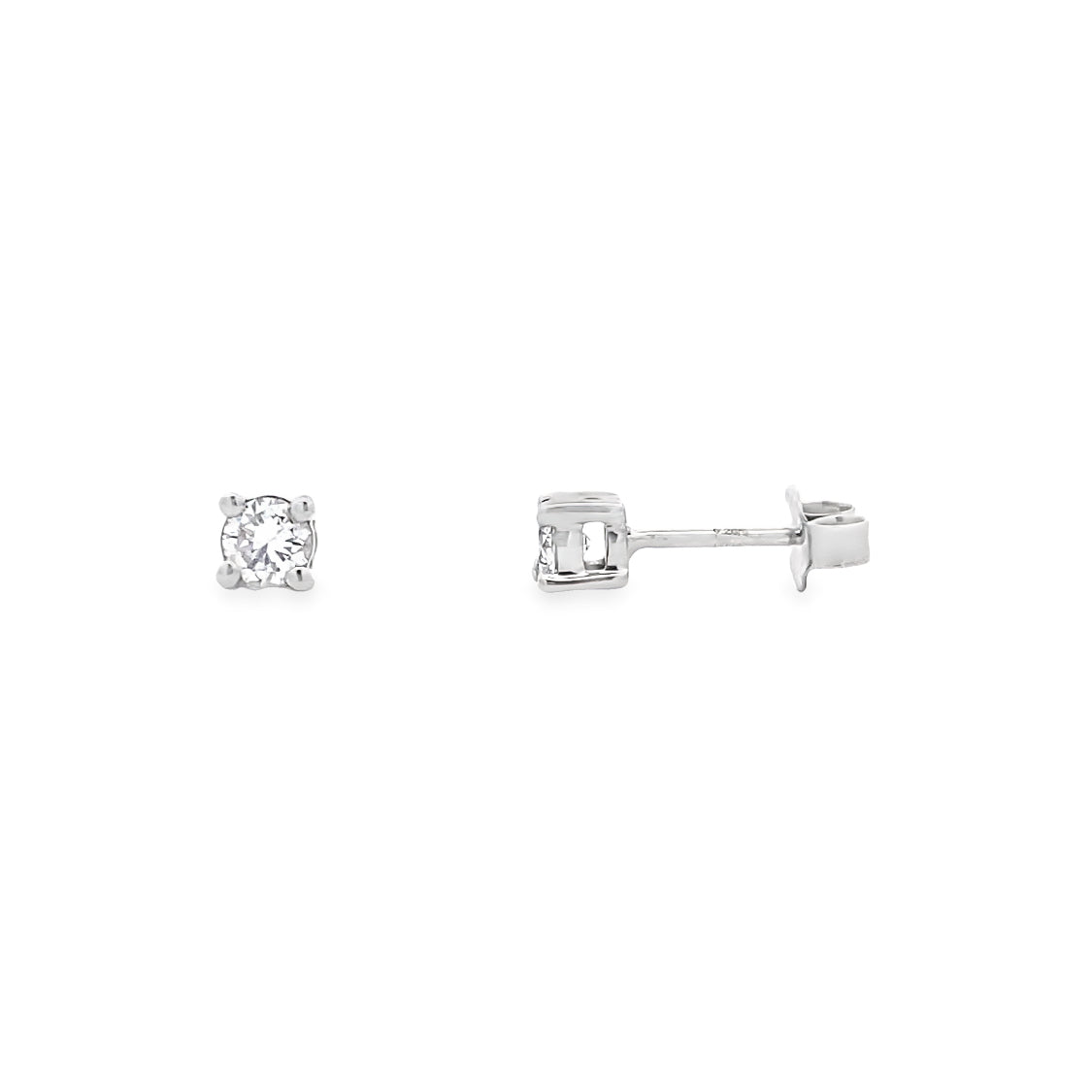 14 Karat White Gold LAB Diamond Earrings AFDT1410/6