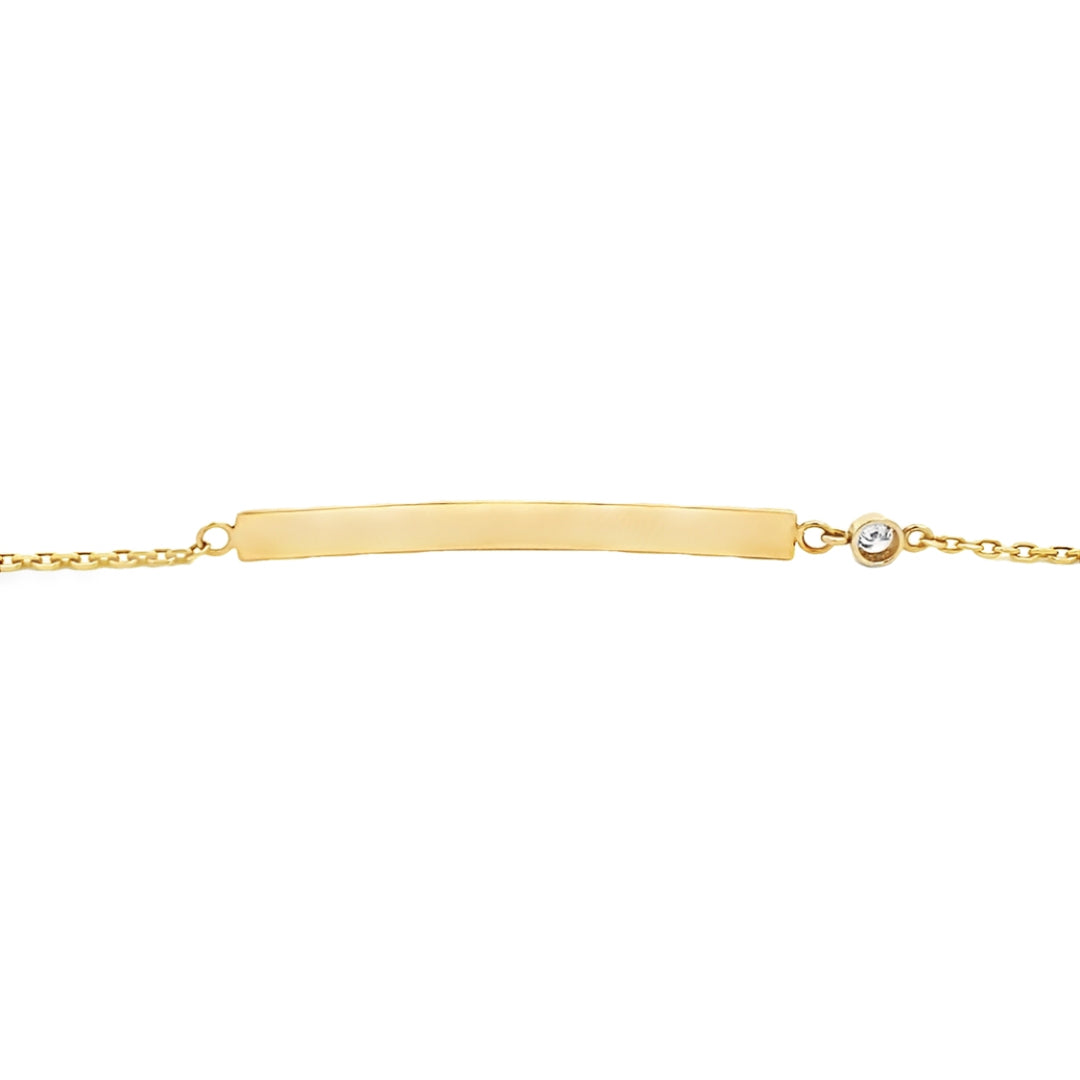 Beeghly & Co. 14 Karat Gold Chain Diamond Bracelets BCB-4Y