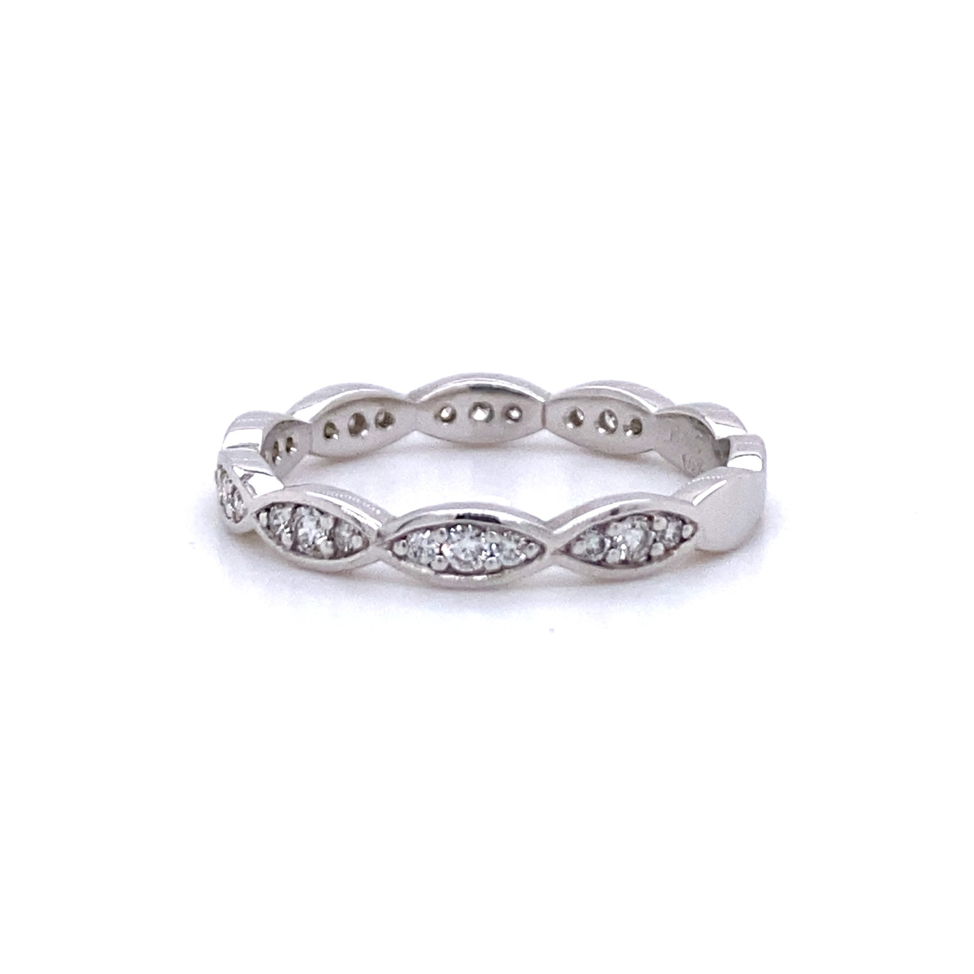 Diamond Wedding/Anniversary Band in White Gold by B&C