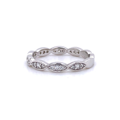 Diamond Wedding/Anniversary Band in White Gold by B&C
