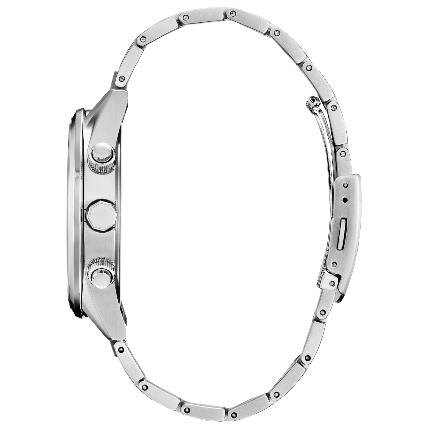 Mens Eco Drive Watch in Silver by Citizen