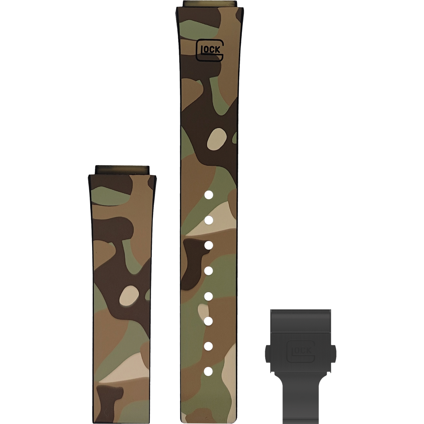 24mm Desert Camo Silicone Strap