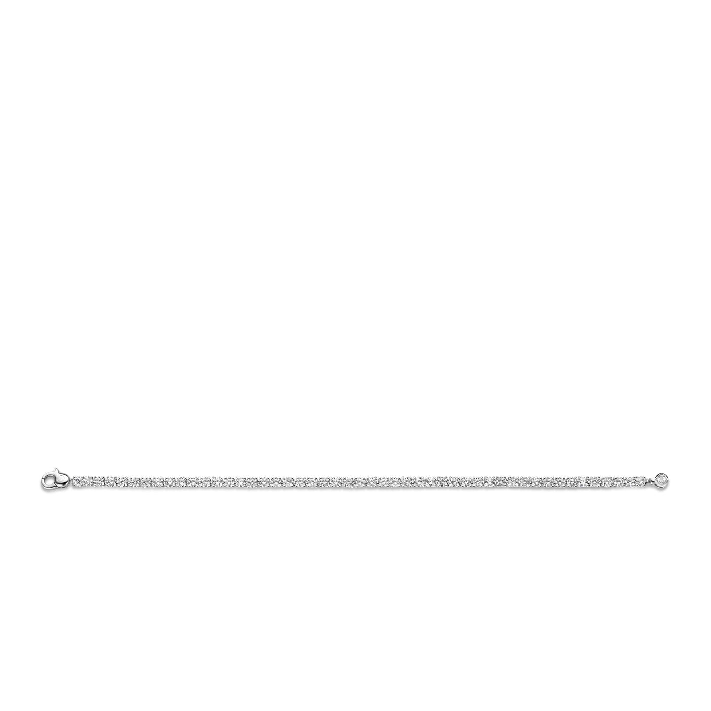 CZ Tennis Bracelet in Silver by Ti Sento Milano