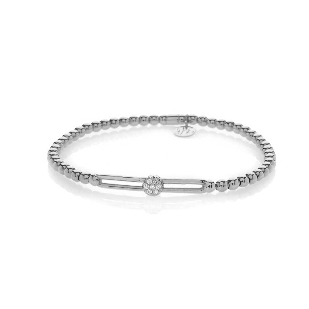 Hulchi Belluni 18 Karat Expandable Diamond Bracelets 20357E-WW