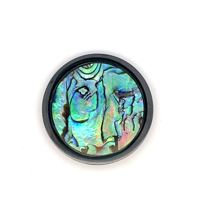 The Dark Ocean Golf Ball Marker in Titanium