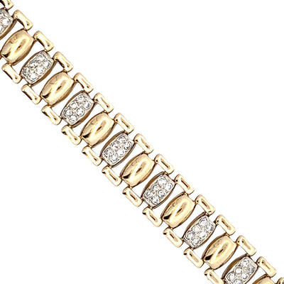ESTATE Diamond Bracelet in Yellow Gold