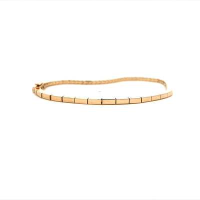 Diamond Line Tennis Bracelet in Yellow Gold