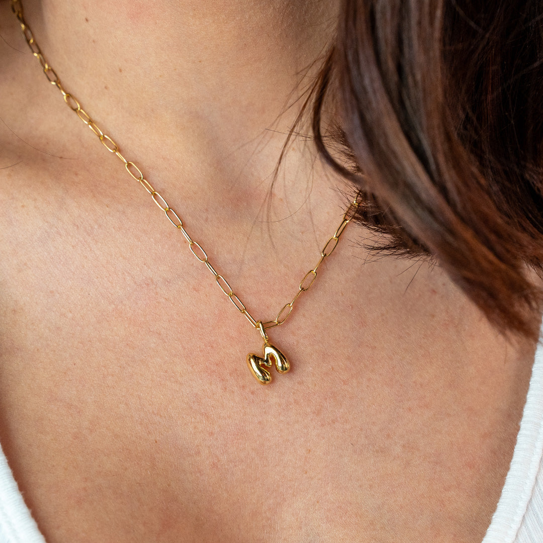 Fancy Link Charm Chain in Sterling Silver with Gold Plating by Ania Haie