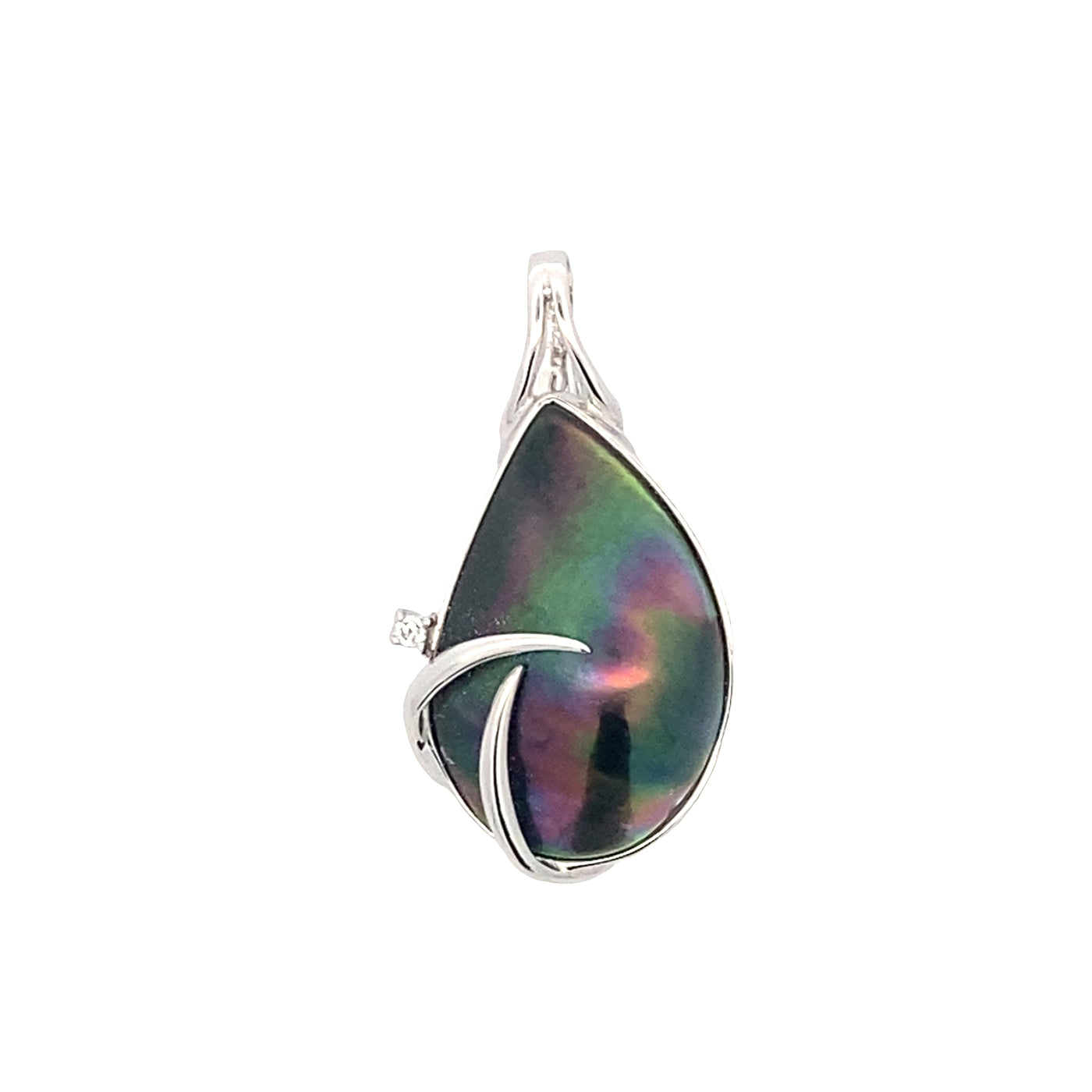 ESTATE Mabe Pearl Enhancer in White Gold