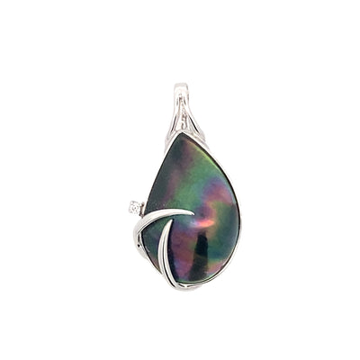 ESTATE Mabe Pearl Enhancer in White Gold