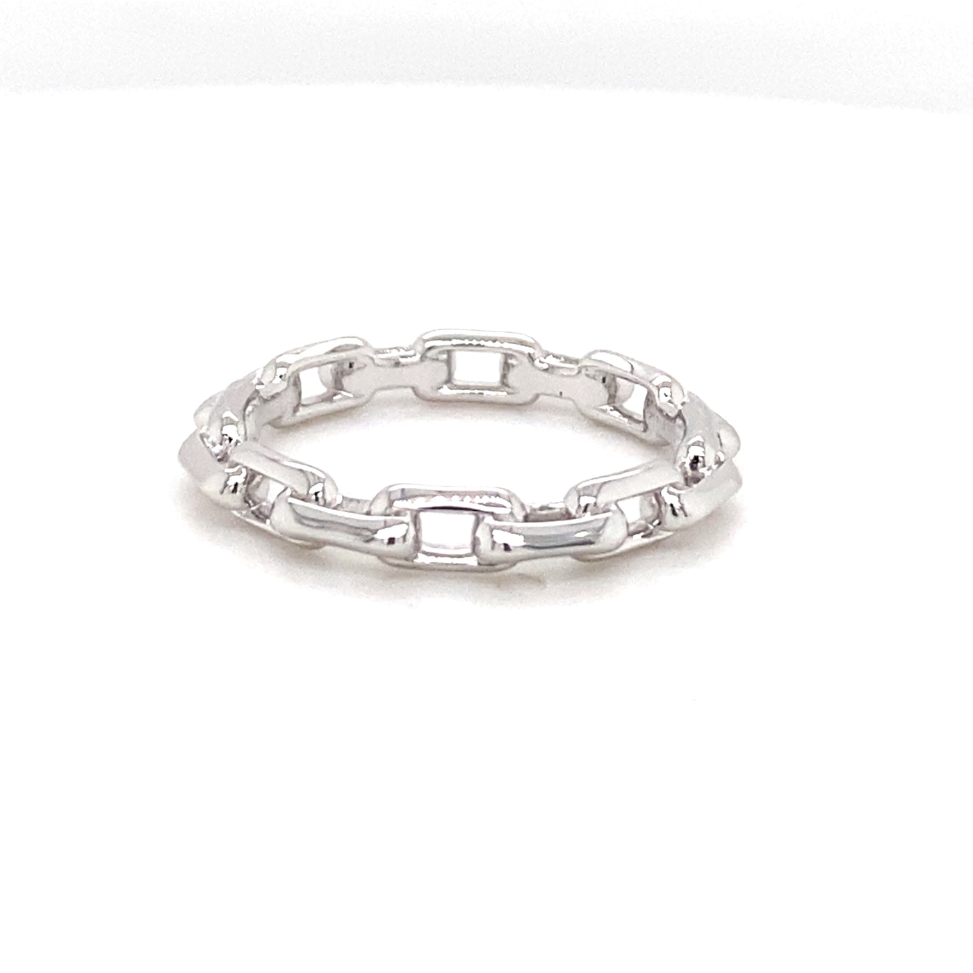 Paperclip Ring in Sterling Silver by Ania HAie