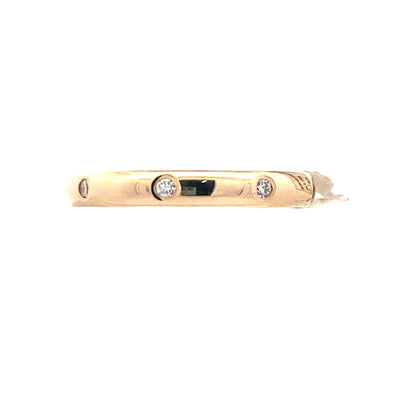 Flush-Set Diamond Eternity Band, in Yellow Gold Size 7 by Benchmark