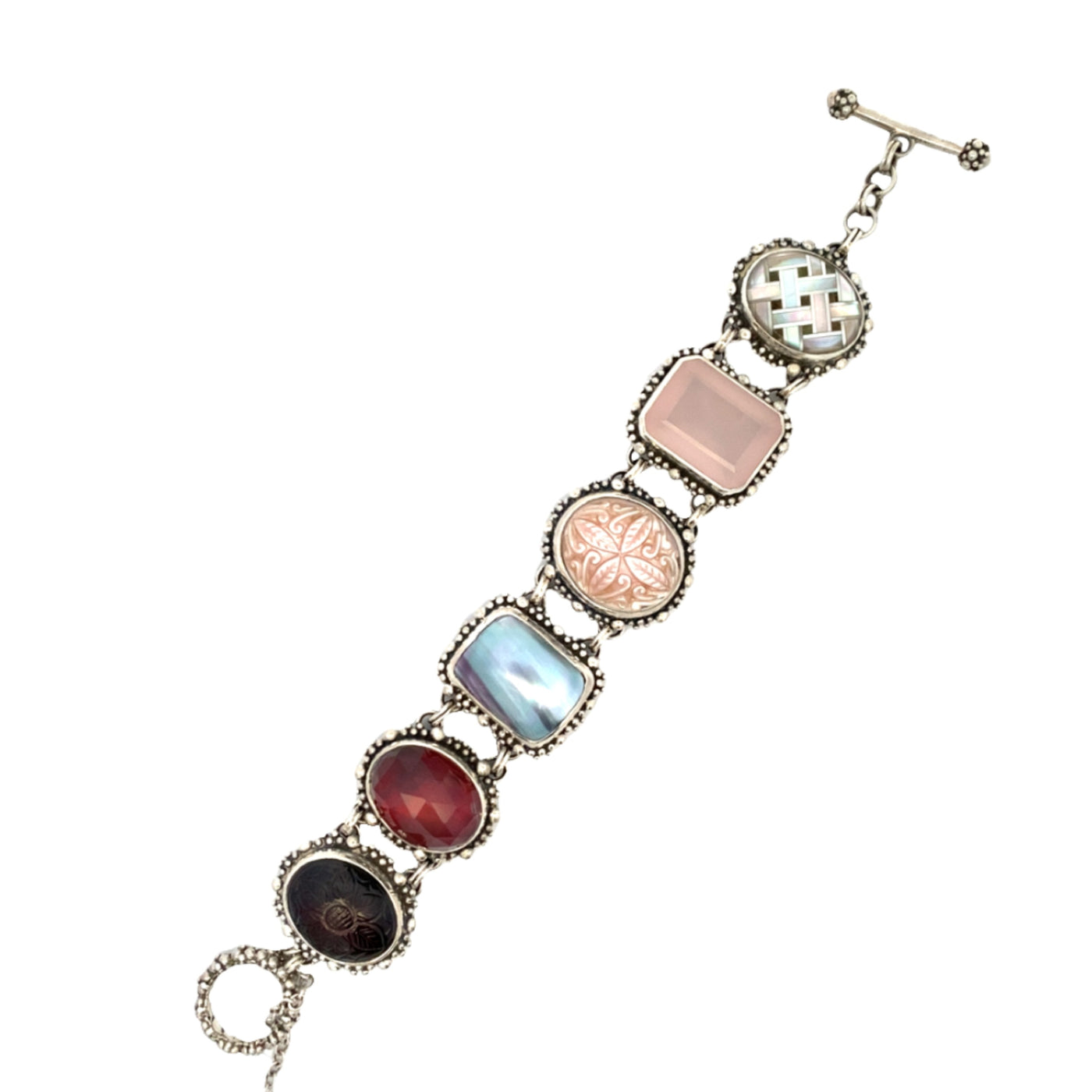 ESTATE Stephen Dueck Gemstone Bracelet in Silver