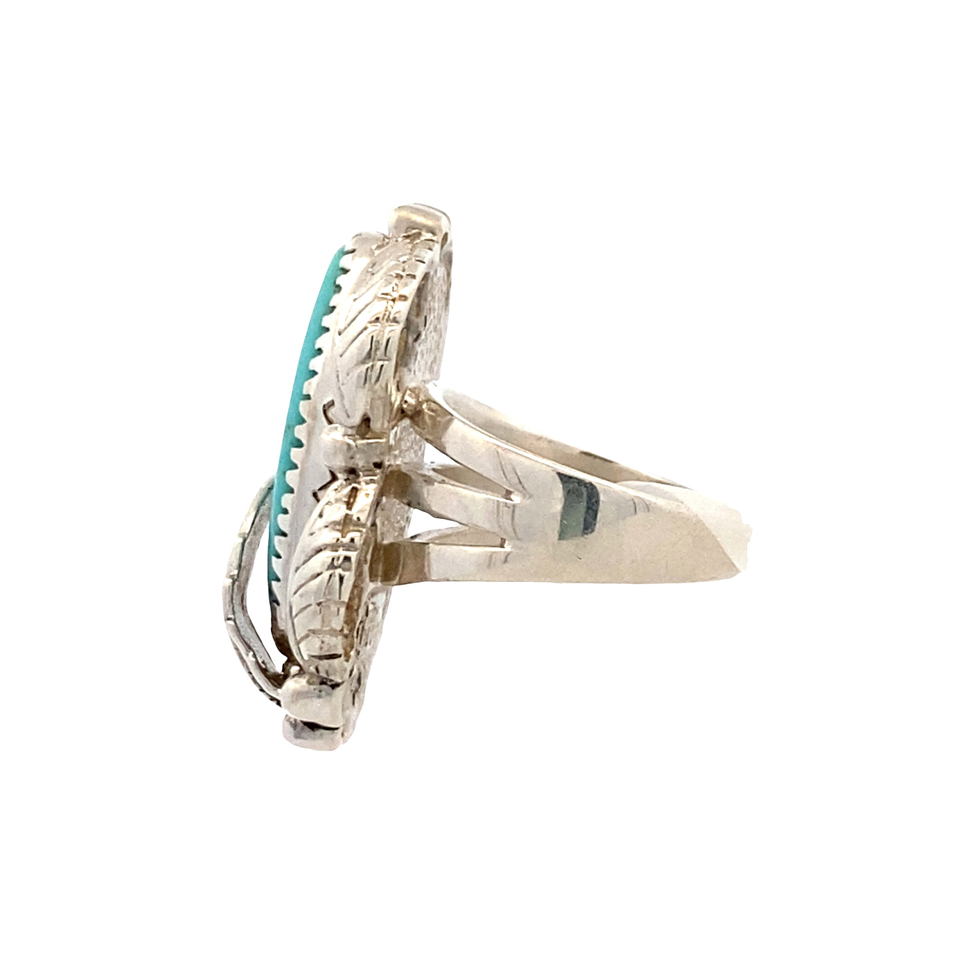 ESTATE Turquoise Ring in Silver