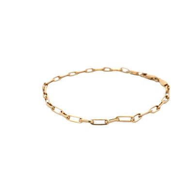 ESTATE Fancy Link Bracelet in Yellow Gold