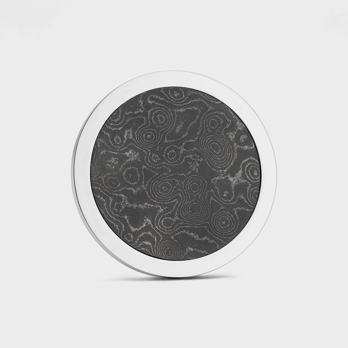 The Vagabond Dark Golf Ball Marker in Titanium